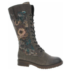 Dámské kozačky Rieker 94731-90 rauch-multi