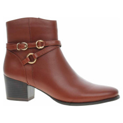 Dámské polokozačky Caprice 9-25303-45 cognac nappa