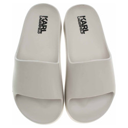 Dámské plážové pantofle Karl Lagerfeld KL86000 VGT off white eco