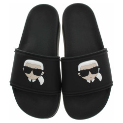 Karl Lagerfeld dámské plážové KL80805A V00 Black Rubber