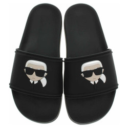 Karl Lagerfeld dámské plážové KL80905A V00 Black Rubber