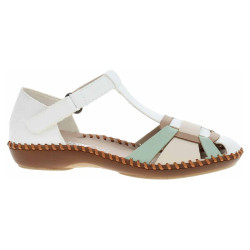 Dámské sandály Rieker M1673-90 weiss