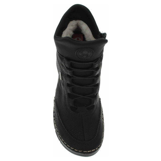 detail Dámská kotníková obuv Rieker 55069-00 schwarz