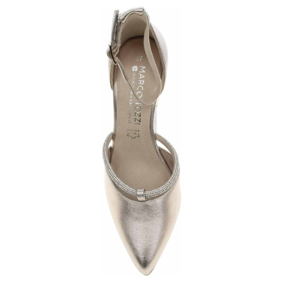 detail Dámská společenská obuv Marco Tozzi 2-82404-42 platinum