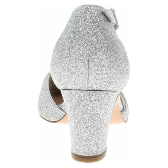 detail Tamaris dámská společenská obuv 1-24432-41 silver glam