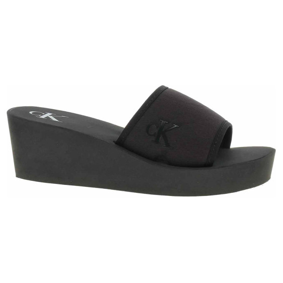 detail Calvin Klein dámské plážové YW0YW01725 0GJ Triple Black