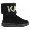 náhled Karl Lagerfeld dámské polokozačky KL44552 Black Suede