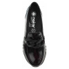 náhled Dámské mokasiny Rieker 49051-35 bordo-black