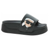 náhled Karl Lagerfeld dámské plážové pantofle KL88808N V00 black rubber
