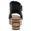 náhled Dámské sandály Rieker 68191-00 schwarz