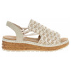 náhled Dámské sandály Rieker 62741-60 beige