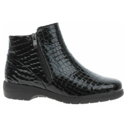 Dámské polokozačky Caprice 9-25305-41 black croco