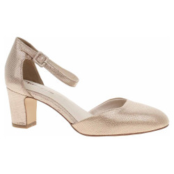 Dámská společenská obuv Tamaris 1-24412-41 light gold struct