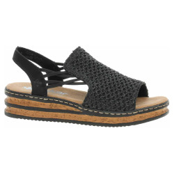 Dámské sandály Rieker 62941-00 schwarz