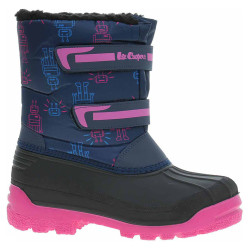 Lee Cooper dívčí sněhule LCJ-23-44-2007K navy-fuchsia
