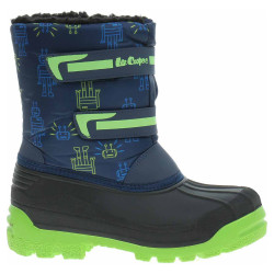 Lee Cooper chlapecké sněhule LCJ-23-44-2006K navy-lime