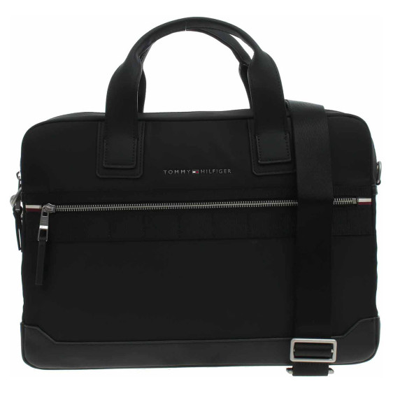 detail Tommy Hilfiger taška na notebook AM0AM11574 BDS Black