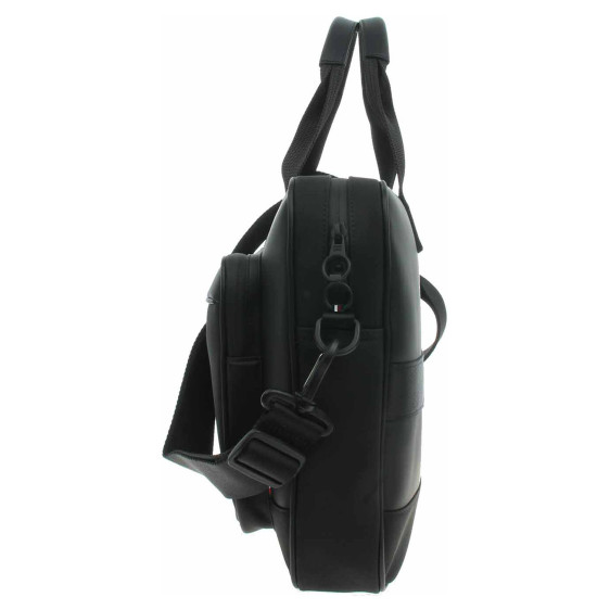 detail Tommy Hilfiger pánská taška na notebook AM0AM13626 BDS Black