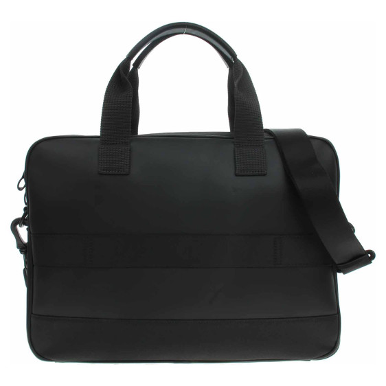 detail Tommy Hilfiger pánská taška na notebook AM0AM13626 BDS Black