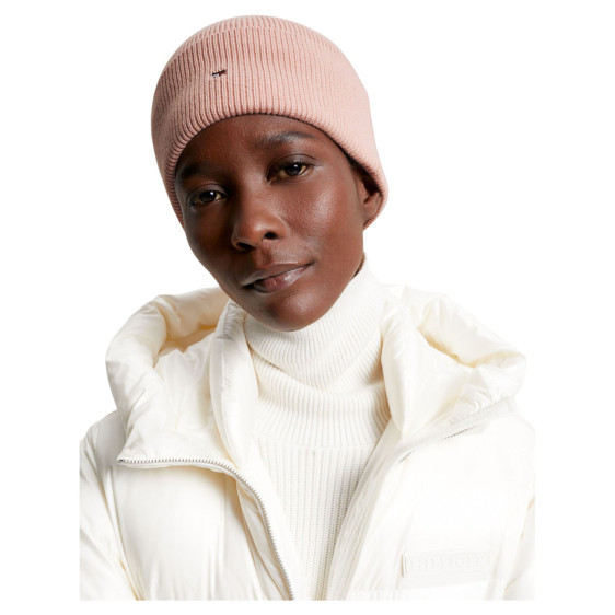 detail Tommy Hilfiger dámská čepice AW0AW15309 TMF Sepia Pink