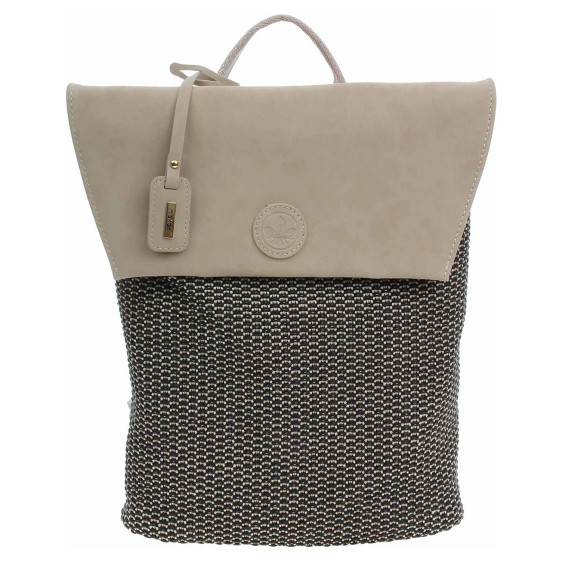 detail Rieker dámský batoh H1386-92 béžová - černá