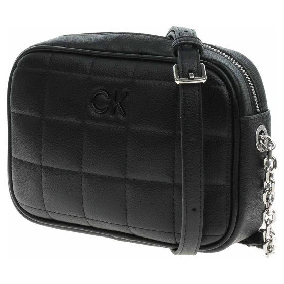 detail Calvin Klein dámská kabelka K60K612331BEH Ck Black
