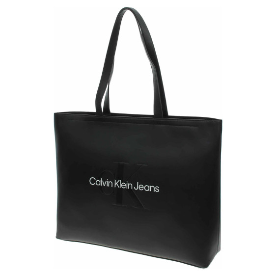 detail Calvin Klein dámská kabelka K60K612222 01R Black-Neutral