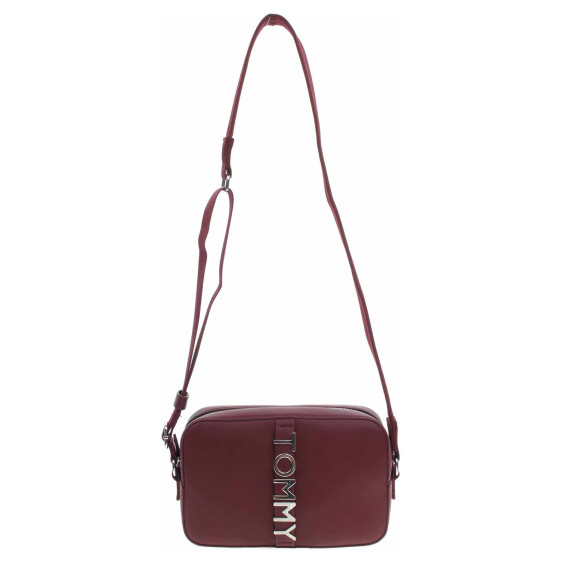 detail Tommy Hilfiger dámská kabelka AW0AW16511 VLP Deep Rouge