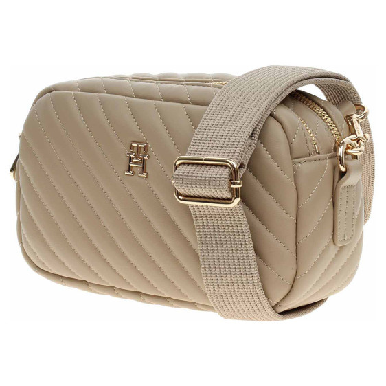 detail Tommy Hilfiger dámská kabelka AW0AW17011 AEG Beige