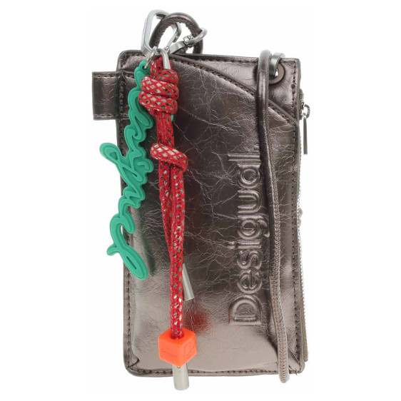 detail Desigual dámská crossbody na mobil 25WAYP24 9225 dark silver