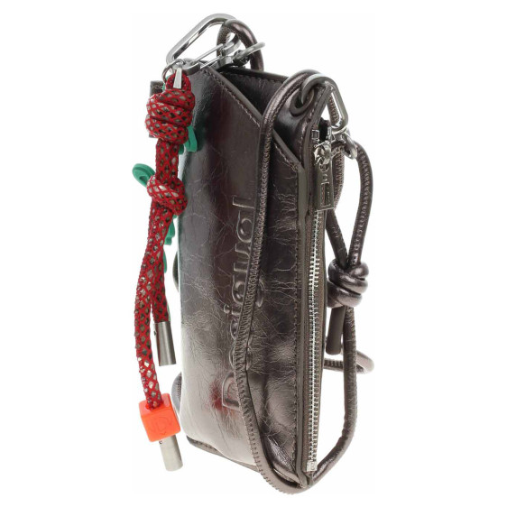 detail Desigual dámská crossbody na mobil 25WAYP24 9225 dark silver