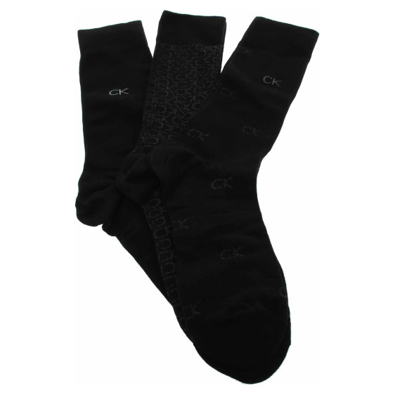 detail Calvin Klein pánské ponožky 701224107001999 black combo