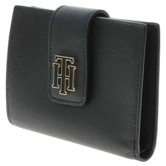 detail Tommy Hilfiger dámská perněženka AW0AW13628 BDS Black