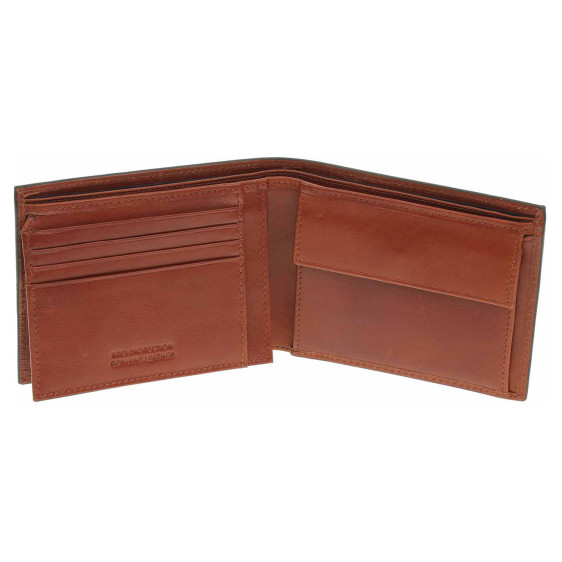 detail Bugatti pánská peněženka 49125407 cognac