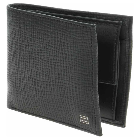 detail Tommy Hilfiger pánská peněženka AM0AM13709 BDS Black