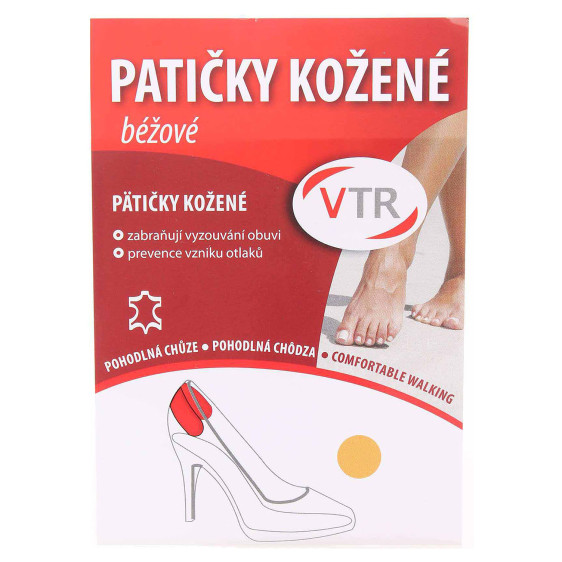 detail Patičky - béžové patní vložky do obuvi