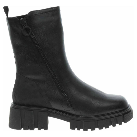 detail Dámské polokozačky Marco Tozzi 2-26841-39 black comb