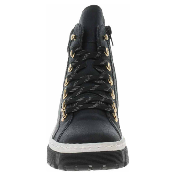 detail Dámská kotníková obuv Rieker X8633-01 schwarz