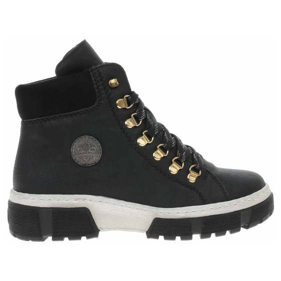 detail Dámská kotníková obuv Rieker X8633-01 schwarz