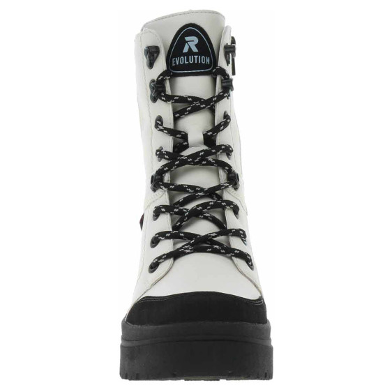 detail Dámská kotníková obuv Rieker W0374-80 weiss kombi