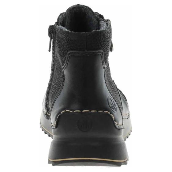 detail Dámská kotníková obuv Rieker 51517-00 schwarz