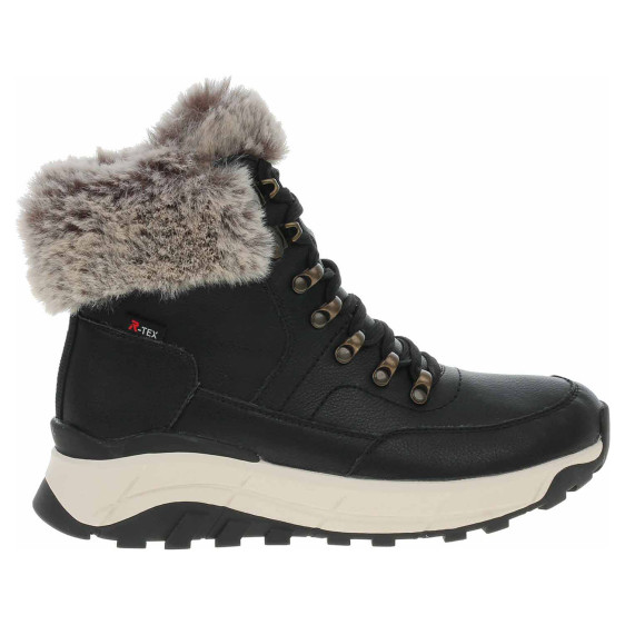 detail Dámská kotníková obuv Rieker W0063-00 schwarz