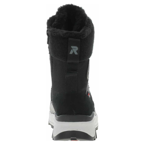 detail Dámská kotníková obuv Rieker W0066-00 schwarz kombi