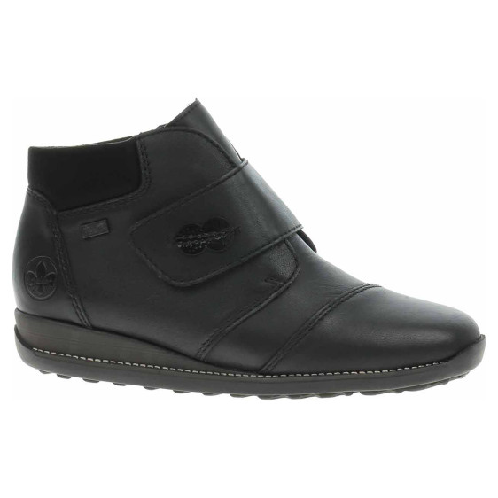 detail Dámská kotníková obuv Rieker 44255-00 schwarz
