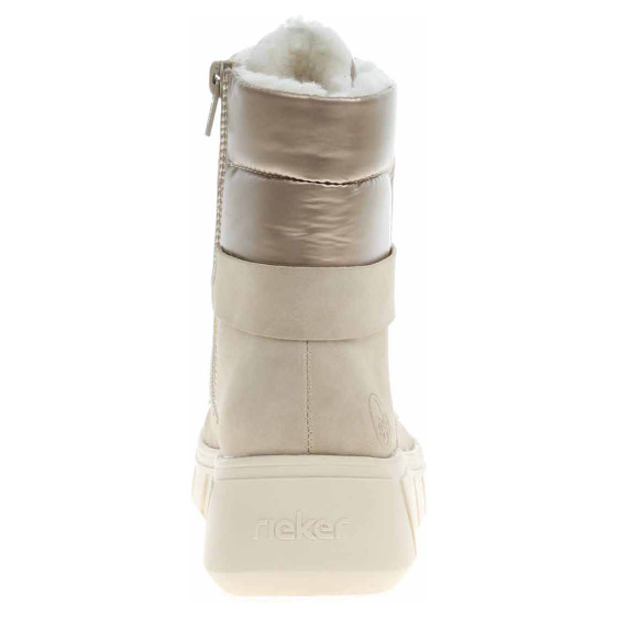 detail Dámská kotníková obuv Rieker Y3503-62 beige