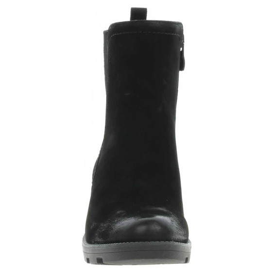 detail Dámské polokozačky Caprice 9-25227-41 black nubuc