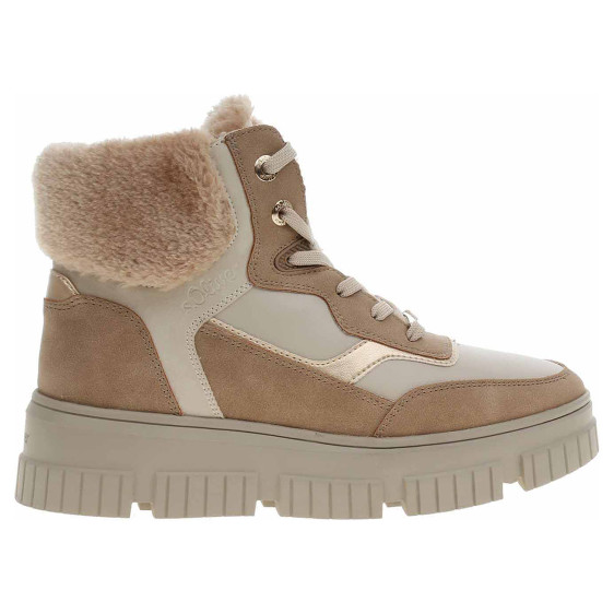 detail Dámská kotníková obuv s.Oliver 5-26222-41 nut comb