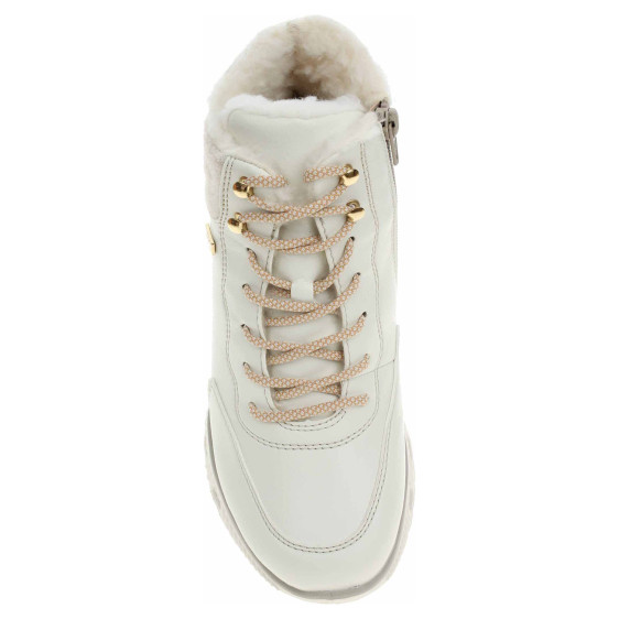 detail Dámská kotníková obuv Rieker M6010-80 white-sand