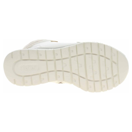 detail Dámská kotníková obuv Rieker M6010-80 white-sand