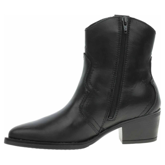 detail Dámské polokozačky Tamaris 1-25702-41 black leather